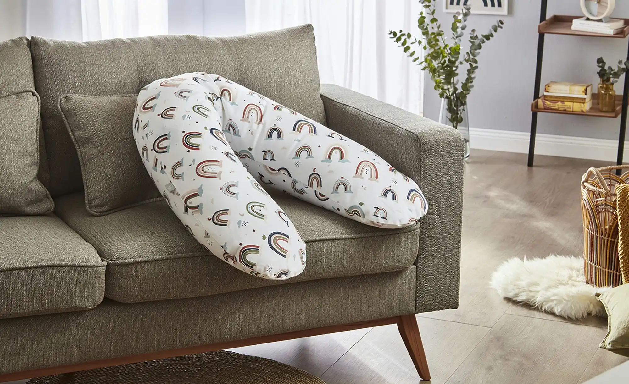 Rotho Stillkissen Multi Boho Rainbow