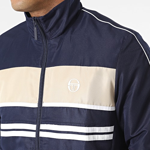 Ensemble De Survetement A Bandes Ryo 40388 Bleu Marine