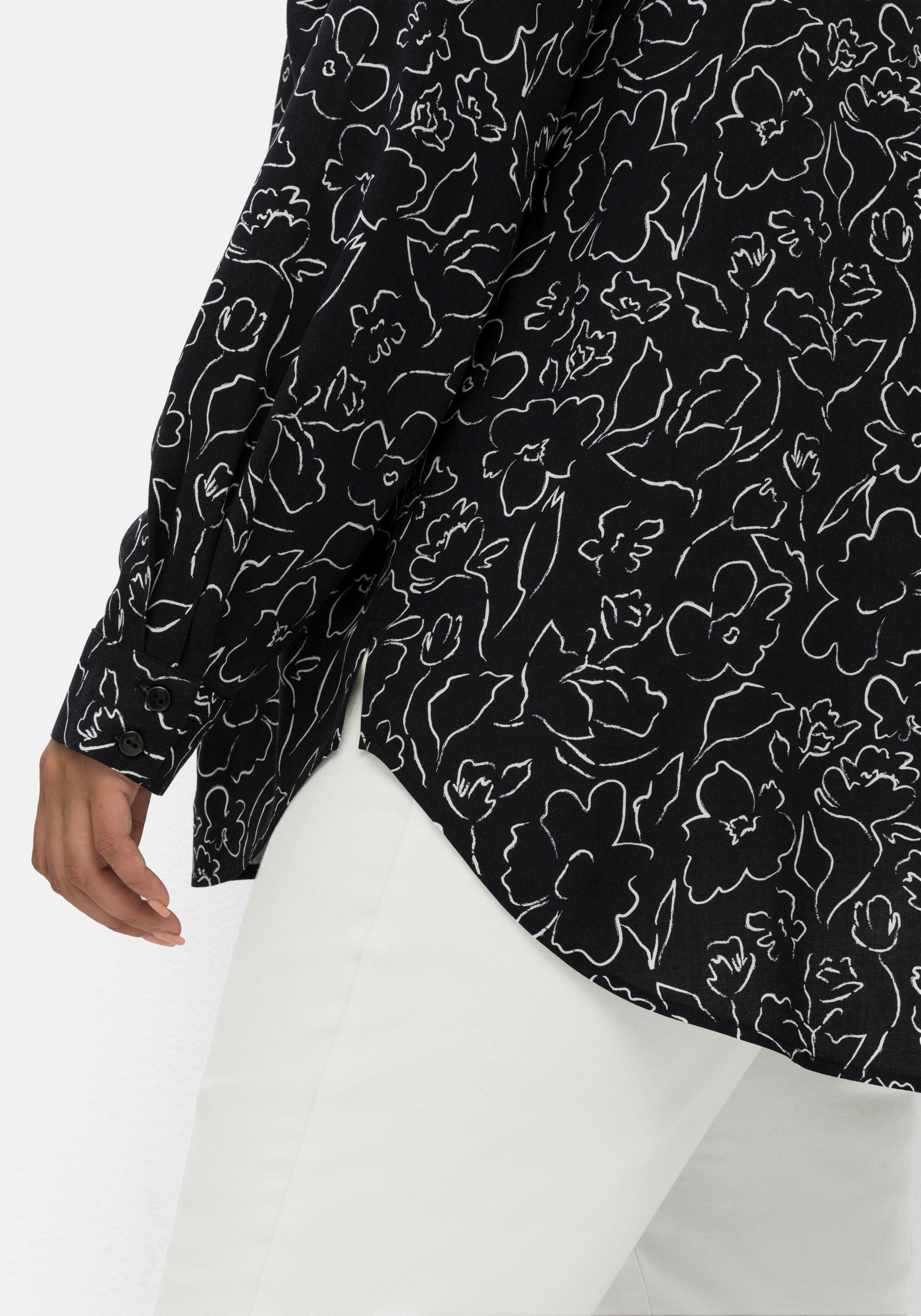 Bluse mit grafischem Alloverprint