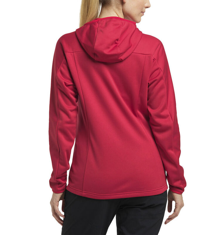 Haglofs Frost Mid Hood fleecetrøje Rød