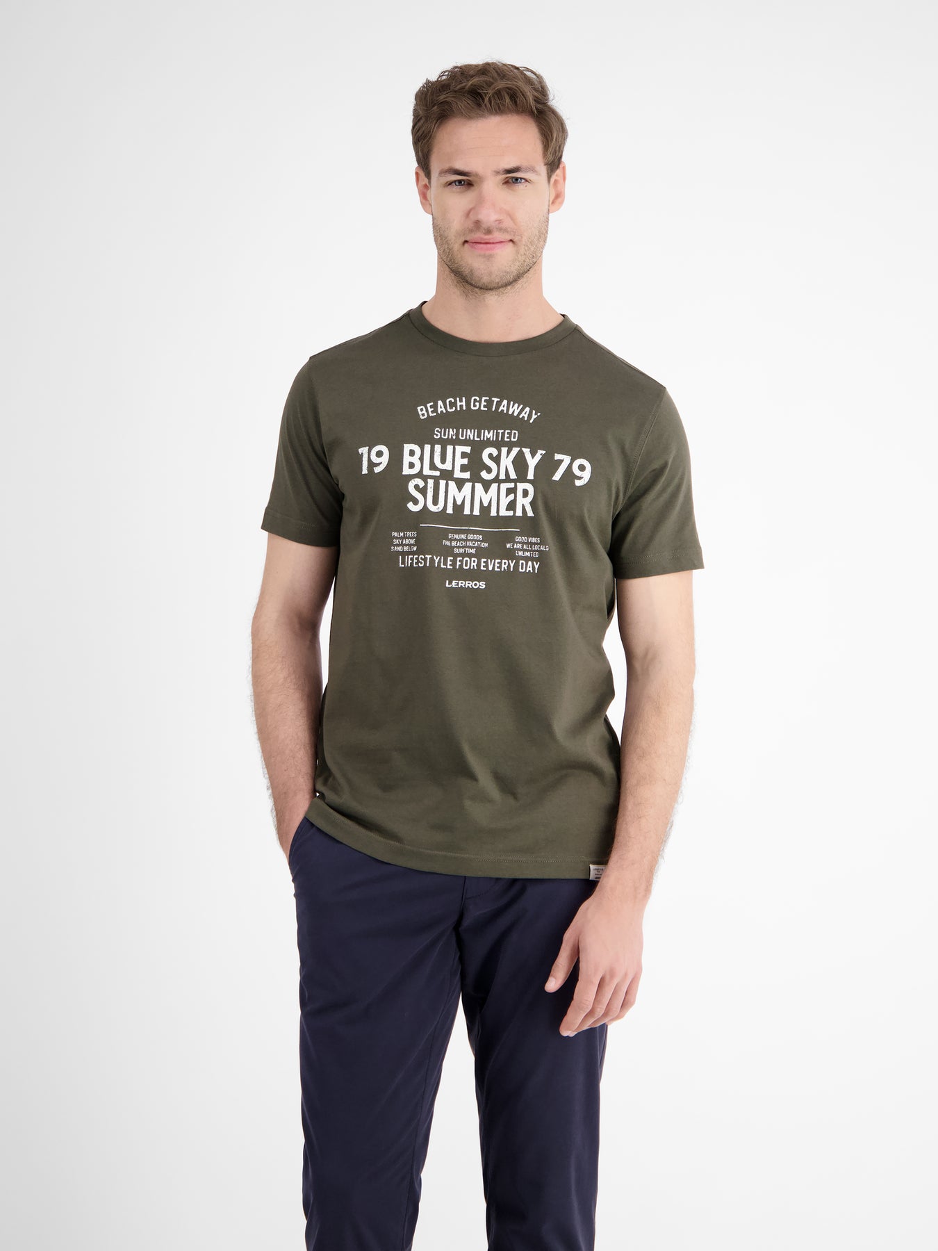 Herren T-Shirt mit Brustprint