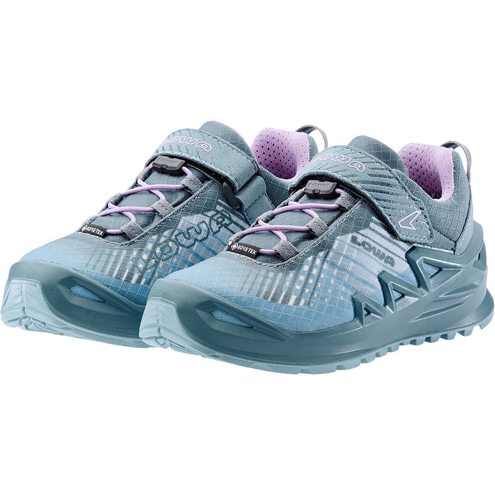 LOWA Merger GORE-TEX® LO VC JR Wanderschuhe Kinder eisblau