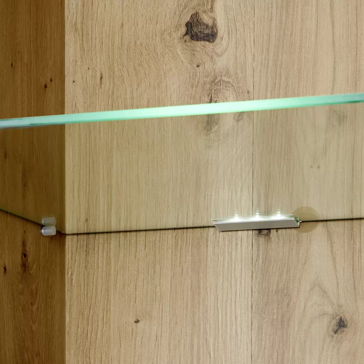 Vitrine Kashmir weiss,Artisan Eiche