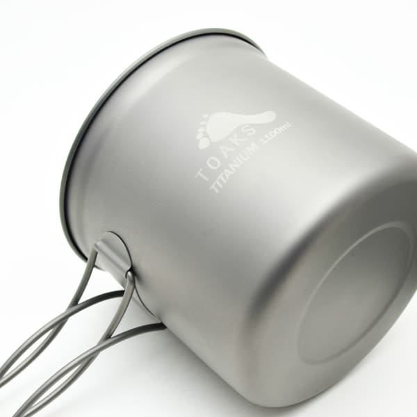 Popote randonnée TOAKS TITANIUM 1100ML POT WITH PAN