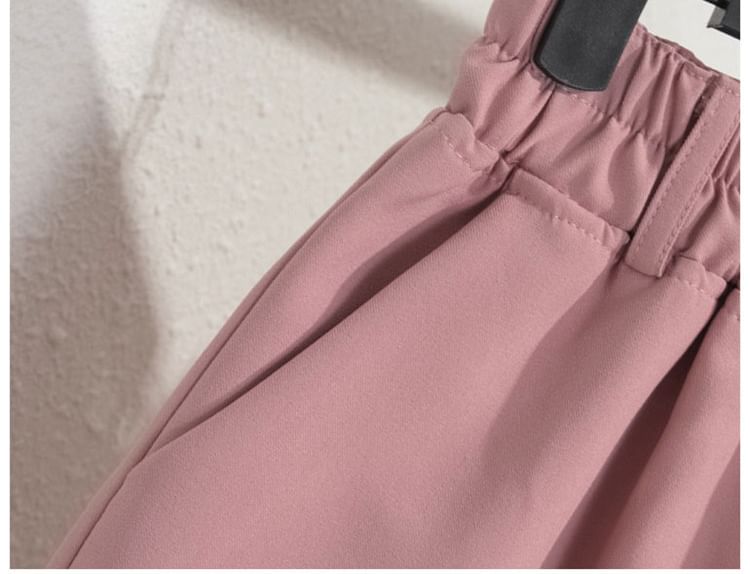 Triplgold - Effen korte jurk met elastische taille