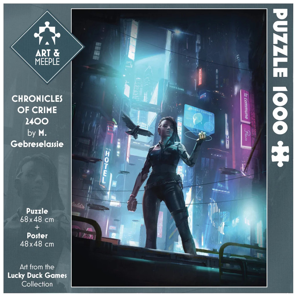 Art & Meeple – Puzzle Chronicles of Crime - 1000 pièces