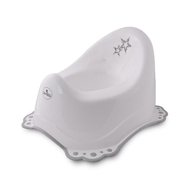 Pot anatomique bébé LITTLE STARS Blanc - LORELLI