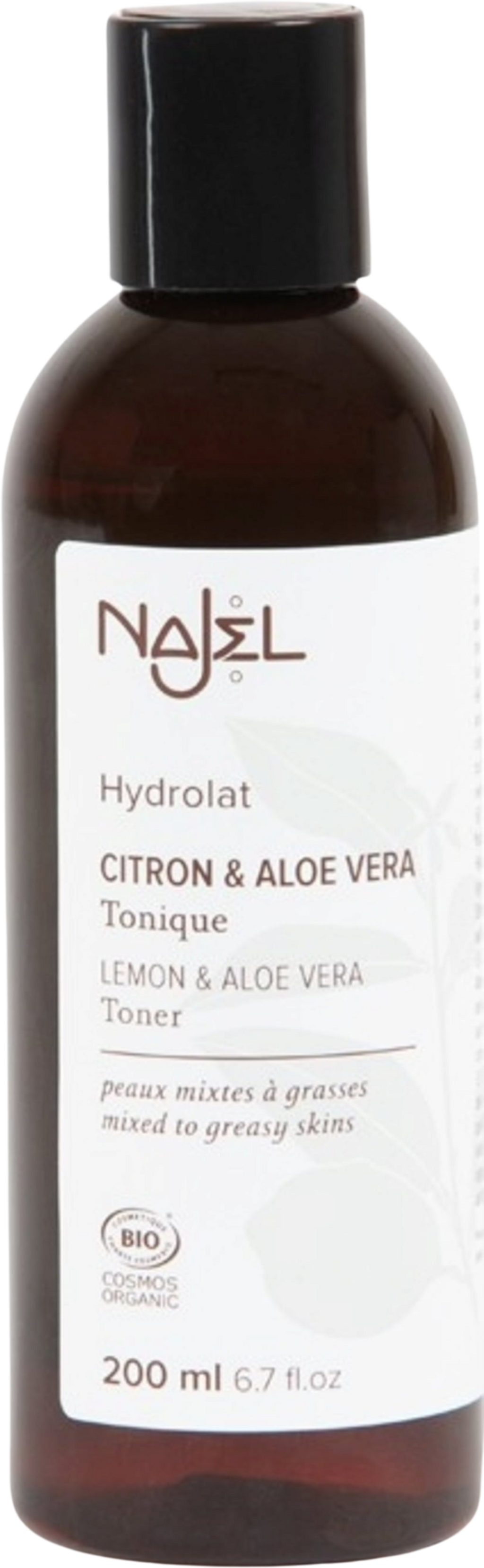 Najel  Bio-Zitronen & Aloe Vera Hydrolat, 200 ml