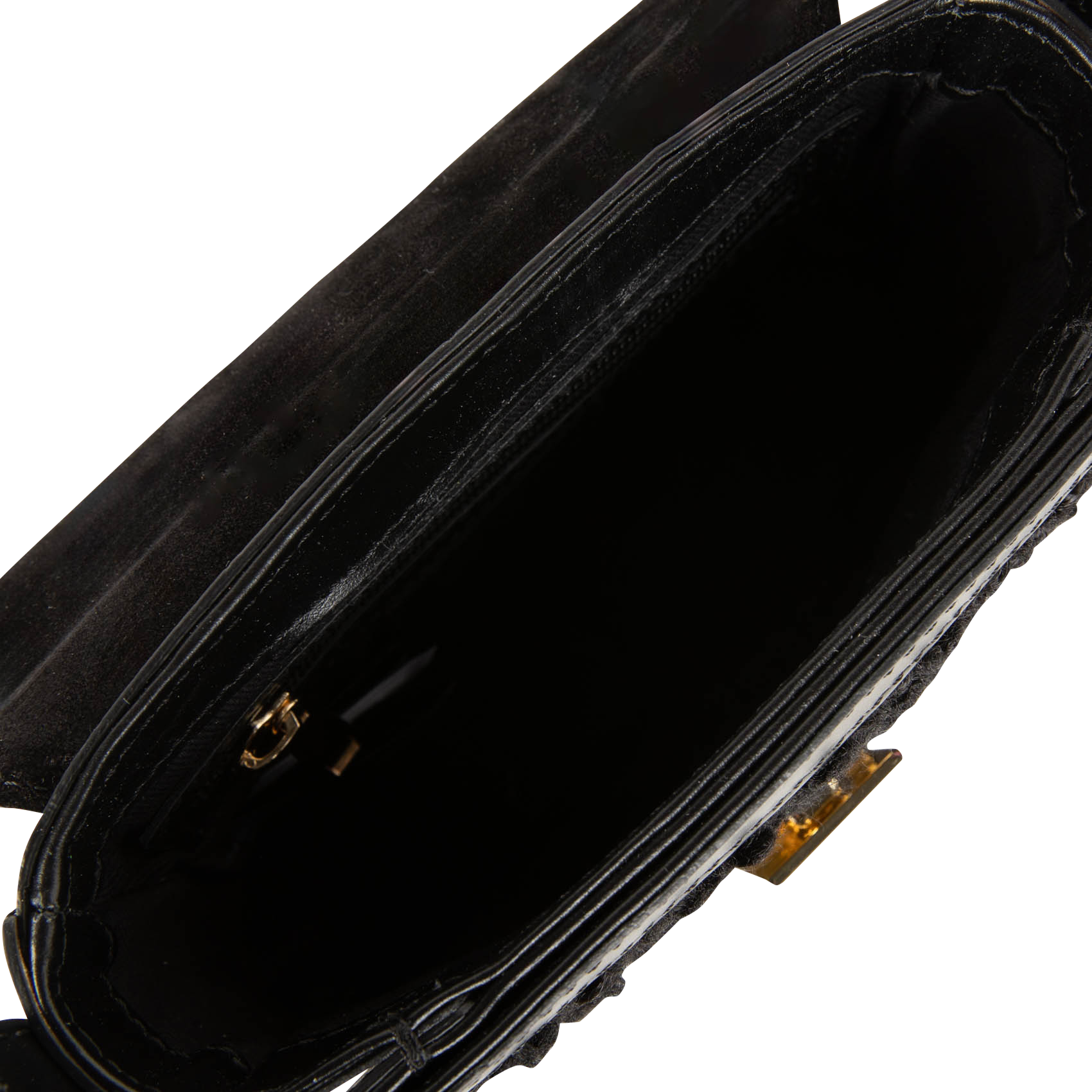 ELODA - Sac bandoulière en cuir | Noir