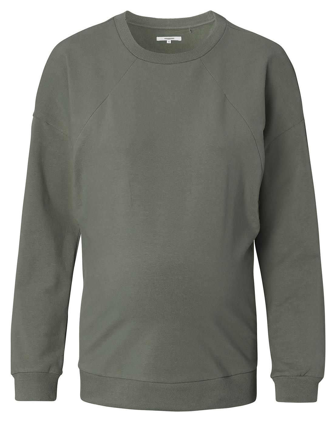 Noppies Maternity Trui met voedingsfunctie Lesy - Olive