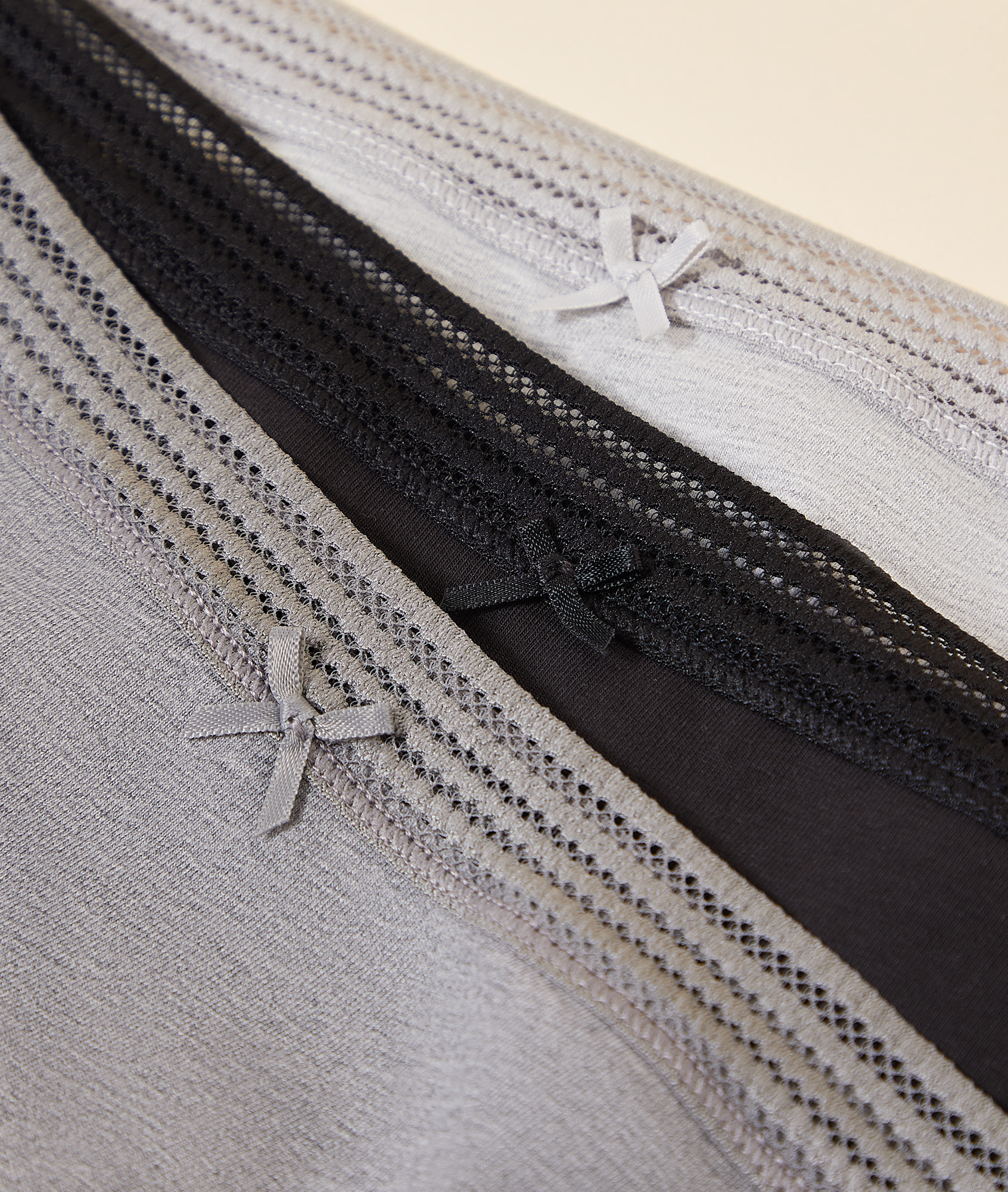 Lot de 3 culottes en coton biologique