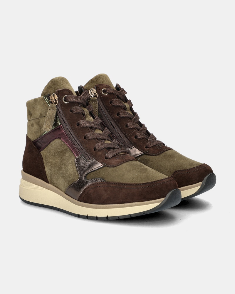 Gabor Hoge sneakers  - groen