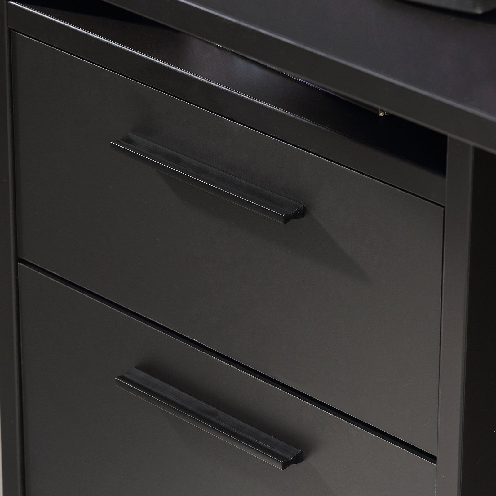 Gaming-Schreibtisch - schwarz-matt - 160 cm breit