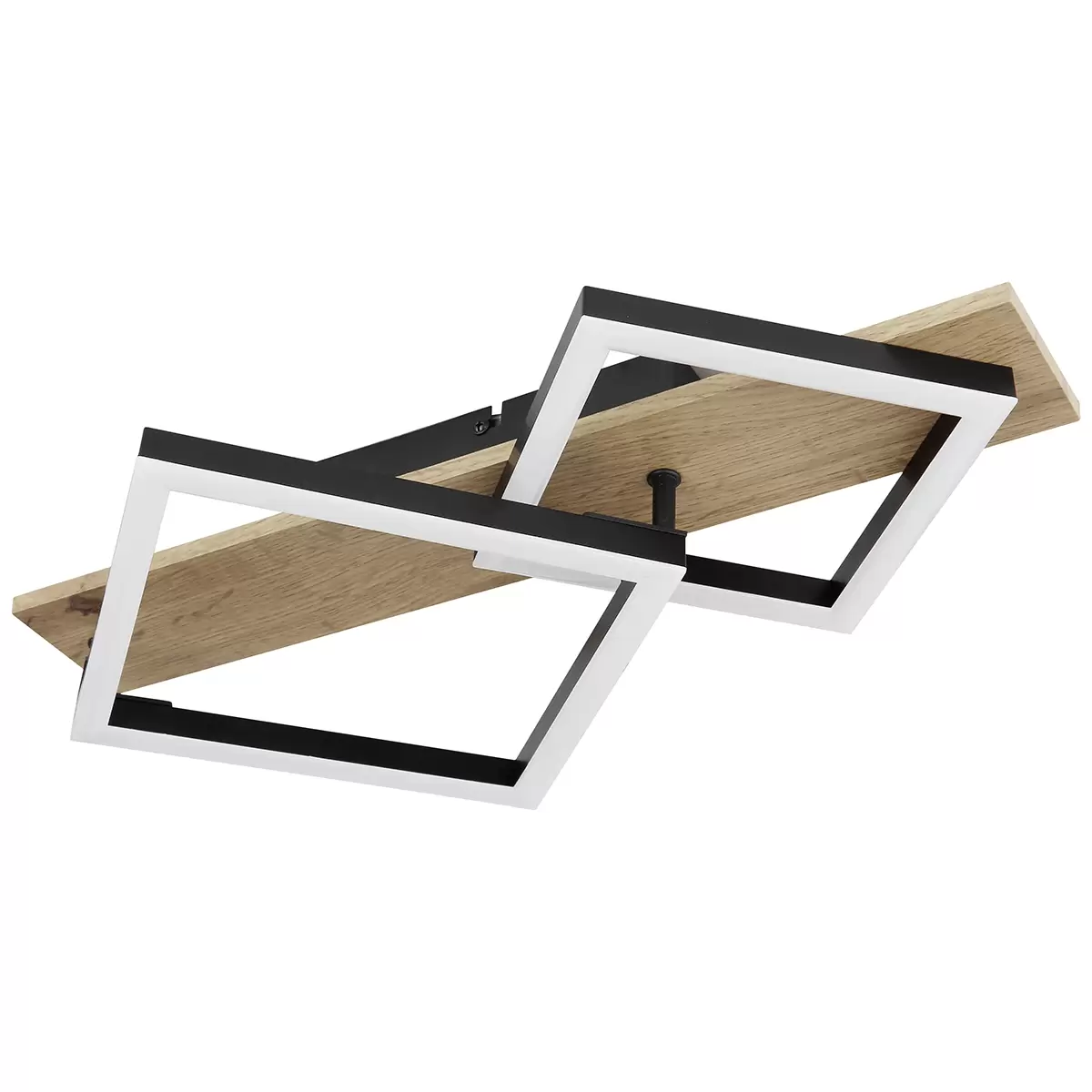 LED-Deckenleuchte Wenzel braun,schwarz