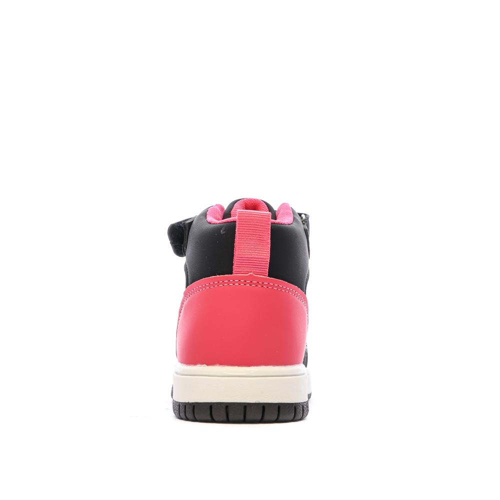 Lotto Baskets Blanche/Noir/Rose Garçon Lotto Ravenne