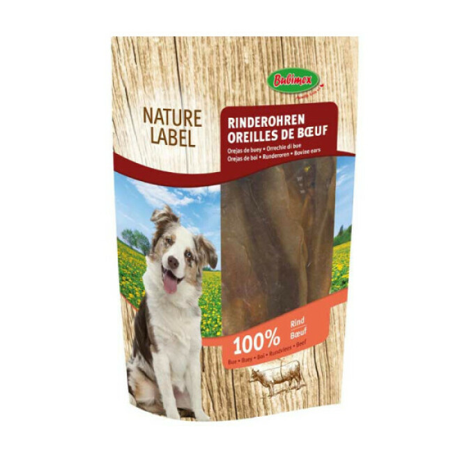 Oreilles de bœuf Nature Label pour chien