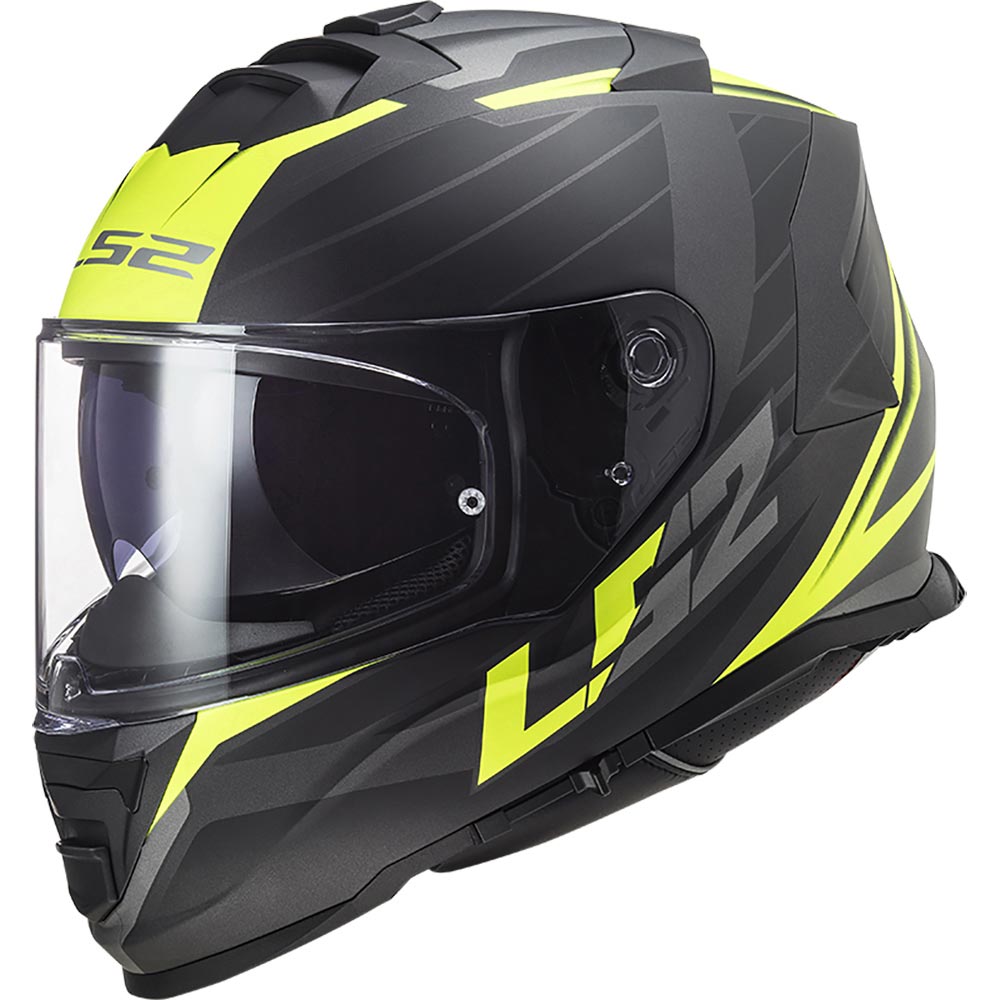 LS2 - Casque FF800 Storm II Nerve Noir / Jaune fluo / Mat
