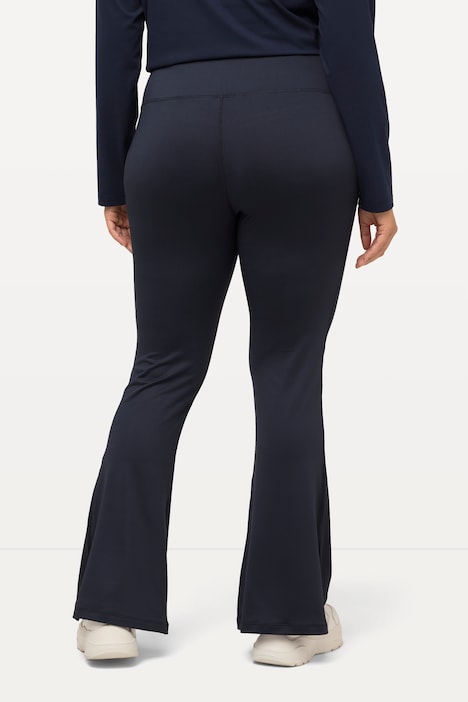Sport-Leggings, Bodyforming-Bund, ausgestelltes Bein