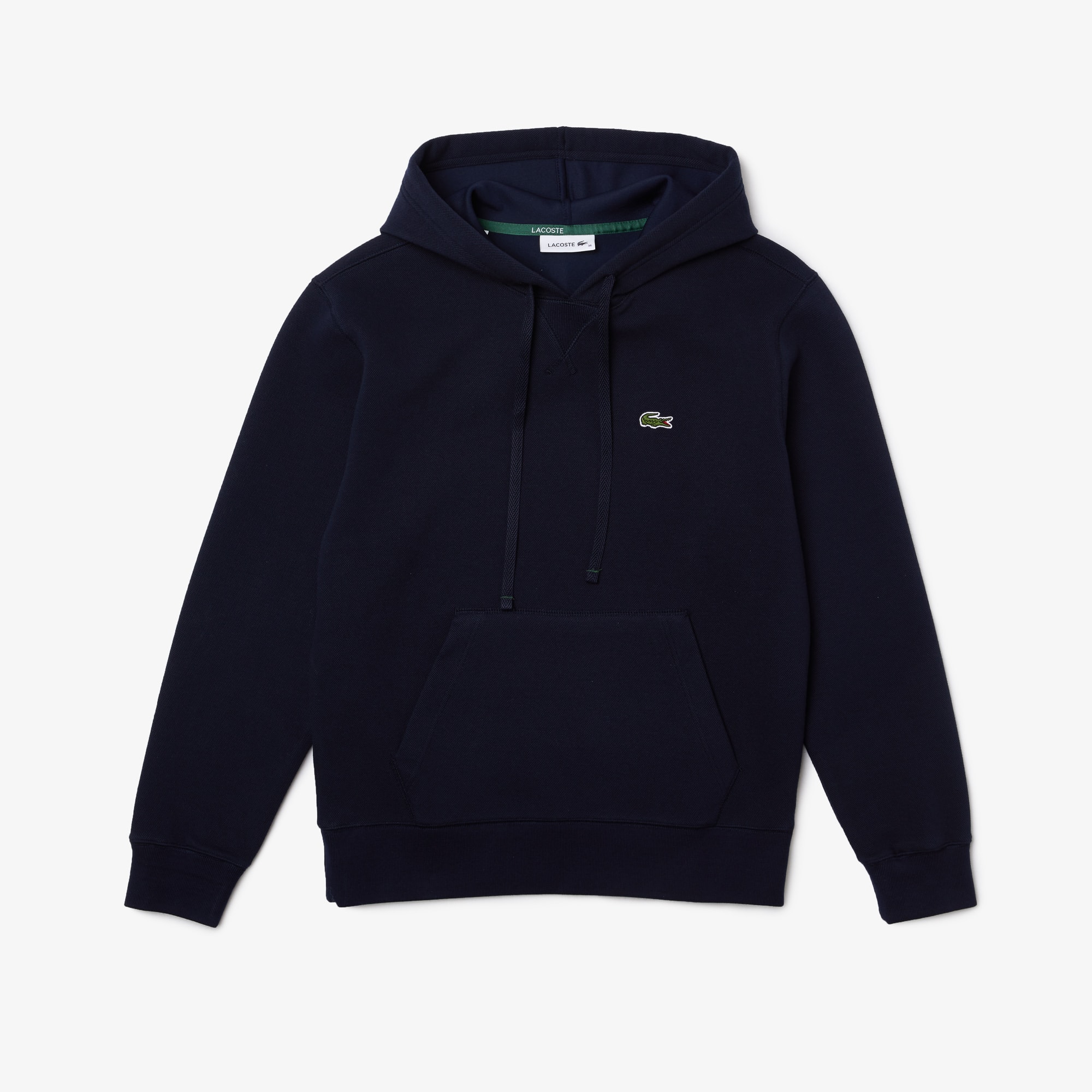 Sweatshirt à capuche Jogger loose fit en piqué double face Sweatshirts - Bleu - Lacoste - Femme