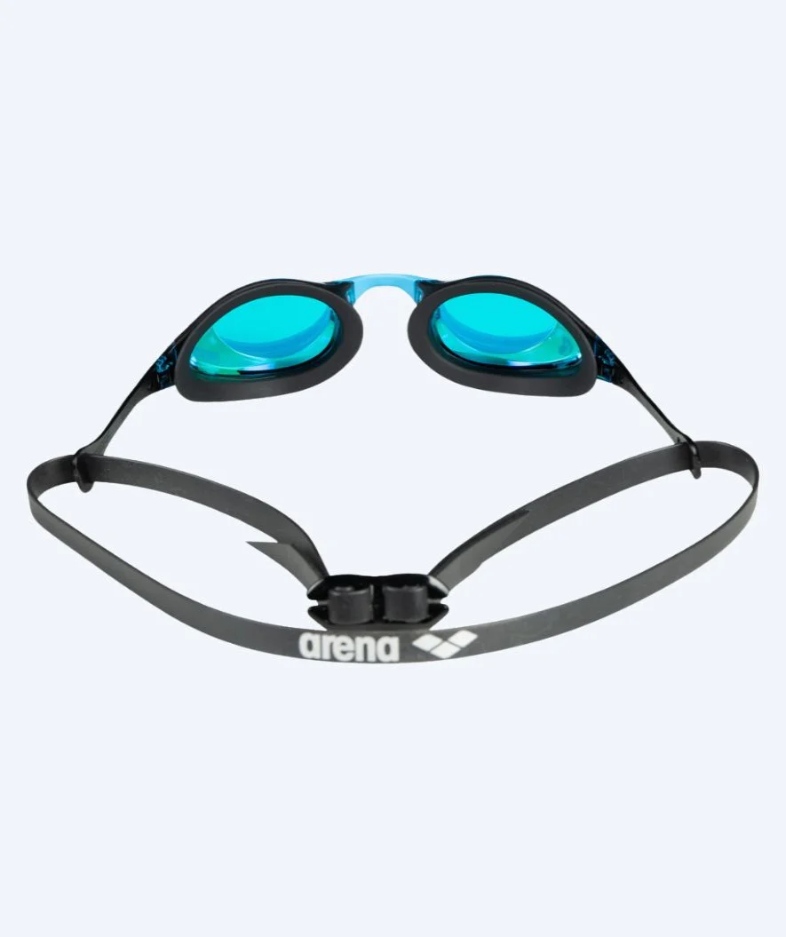 Arena svømmebriller - Cobra SWIPE Mirror - Sort/aqua