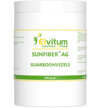 Elvitaal/Elvitum Sunfiber Ag Guarboonvezels (200 gr)