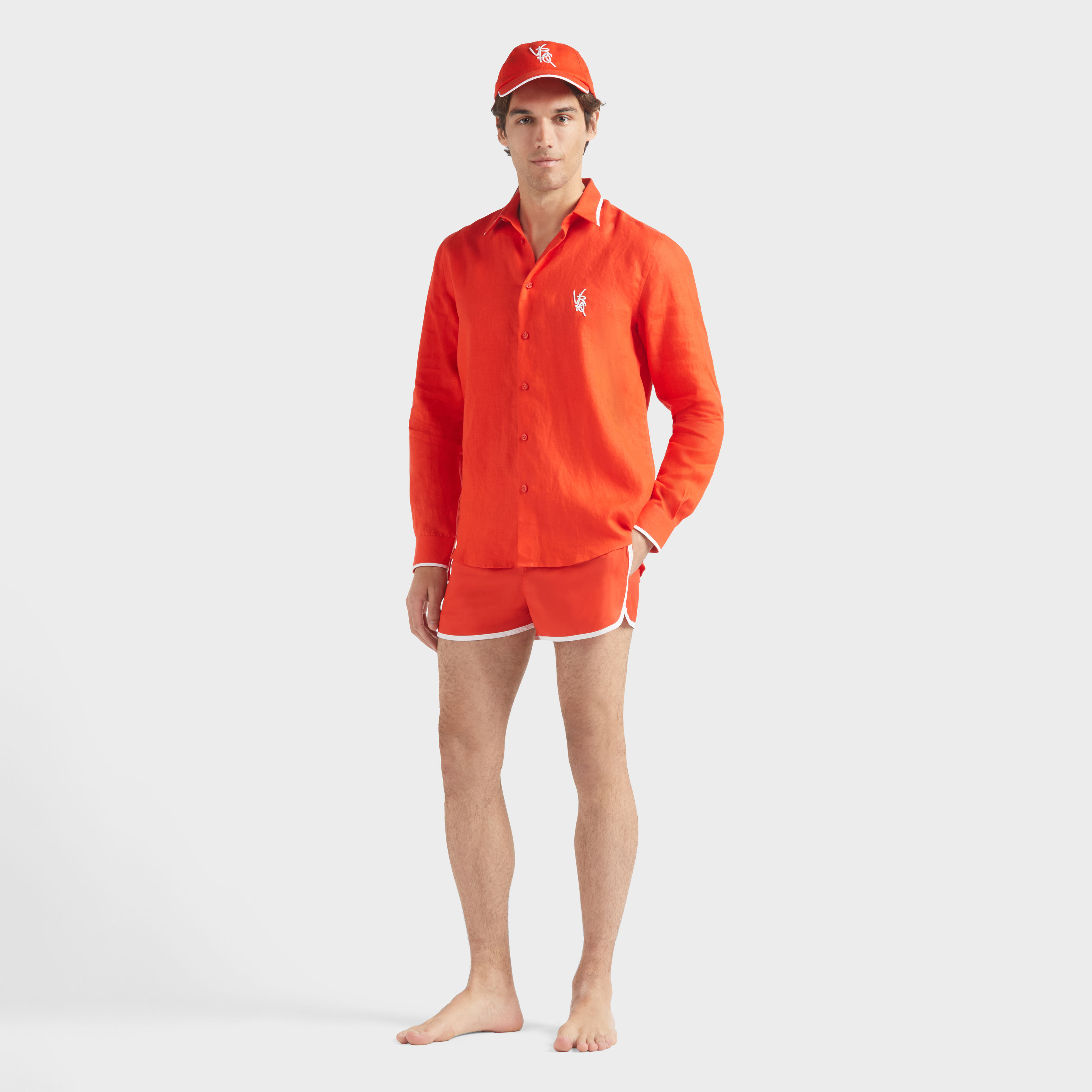 Chemise en lin homme VBQ Line