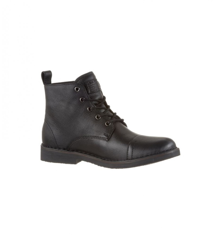 Botas Levi's Track de couro preto