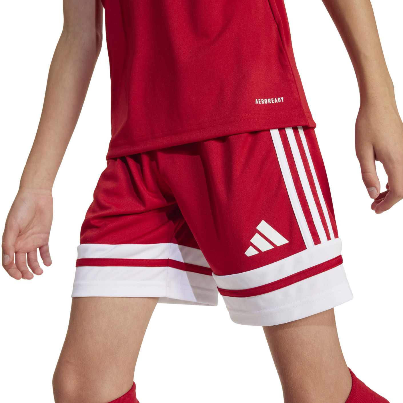 Adidas Squadra 25 Voetbalshirt Kids Rood Wit
