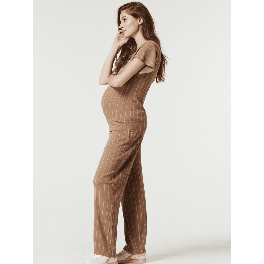 SUPERMOM Casual Hose Stripe Tigers Eye