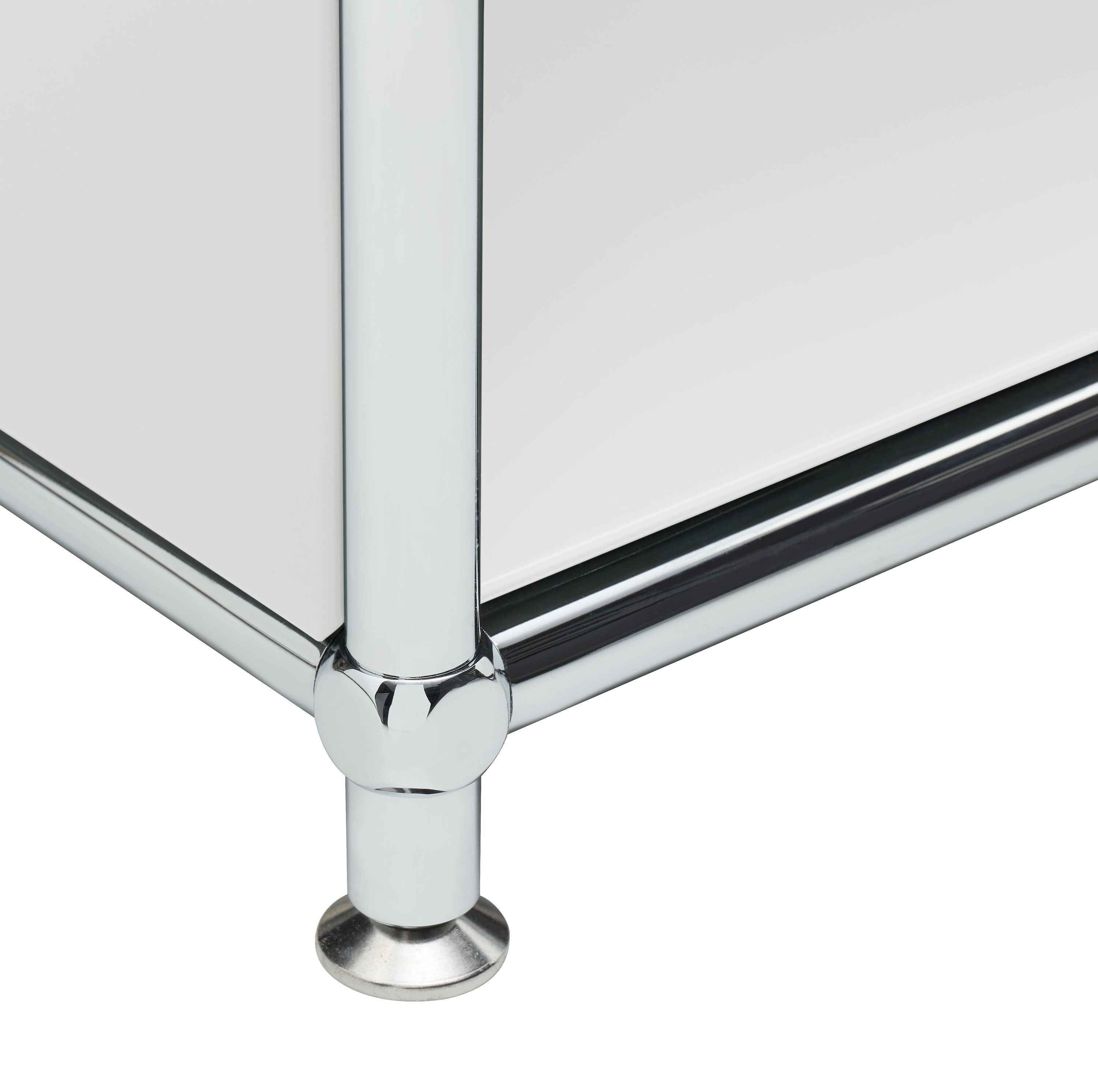 FLEXCUBE Schreibtisch - Hellgrau / B: 152.0 cm x T: 40.0 cm x H: 100.0 cm