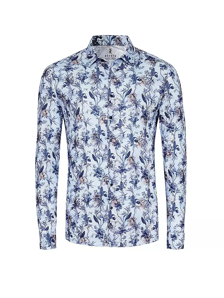 DESOTO Jerseyhemd Slim Fit hellblau
