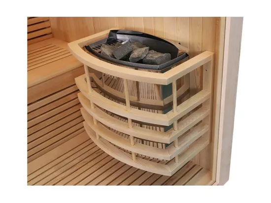 Sauna d'angle Boreal® Evasion Baltik 5 places - 180x180x210 cm