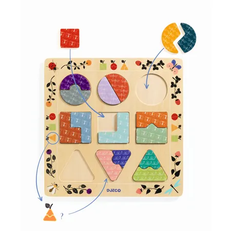 Djeco Holz Puzzle: Ludigraphic