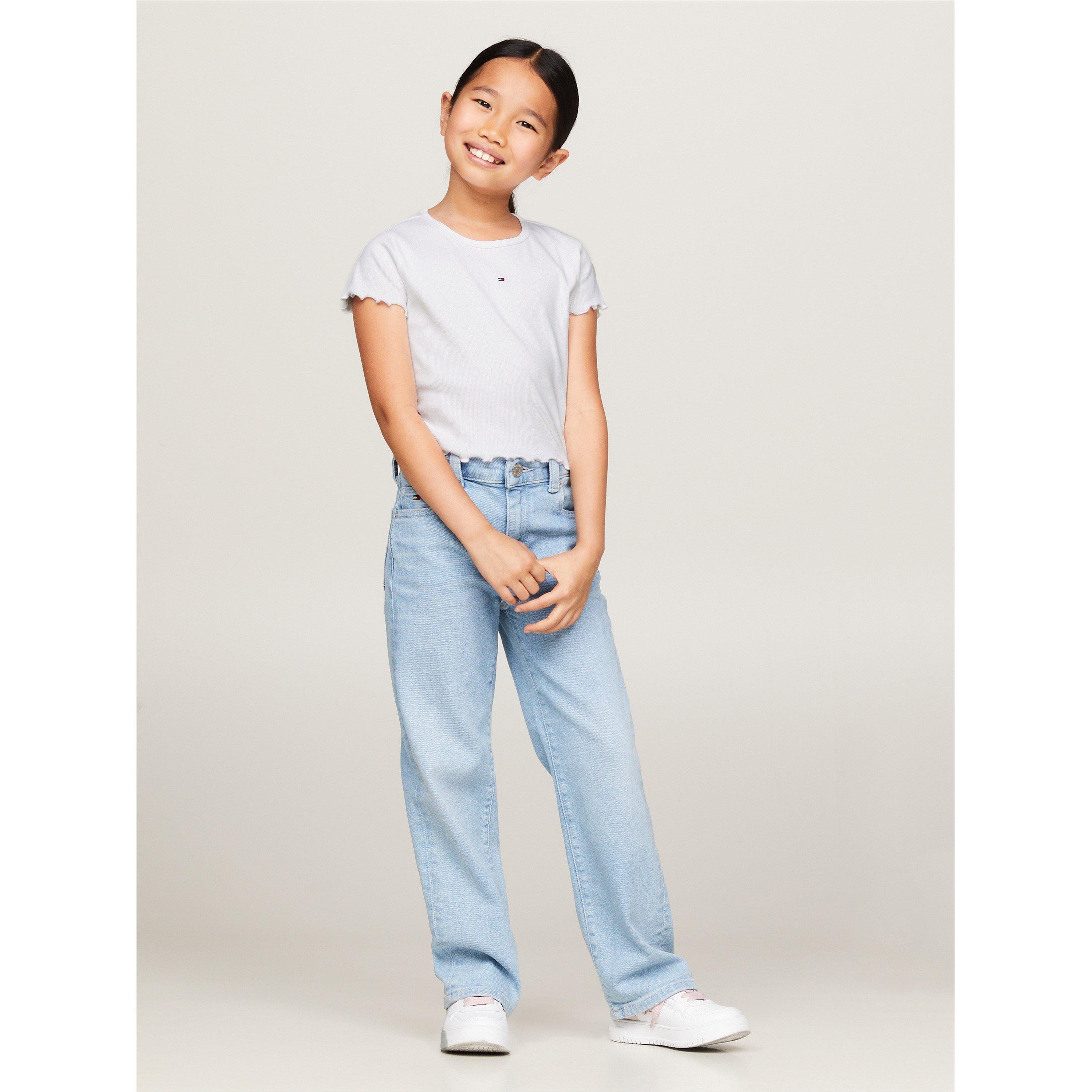 Tommy Hilfiger Ribbed T Shirt Juniors