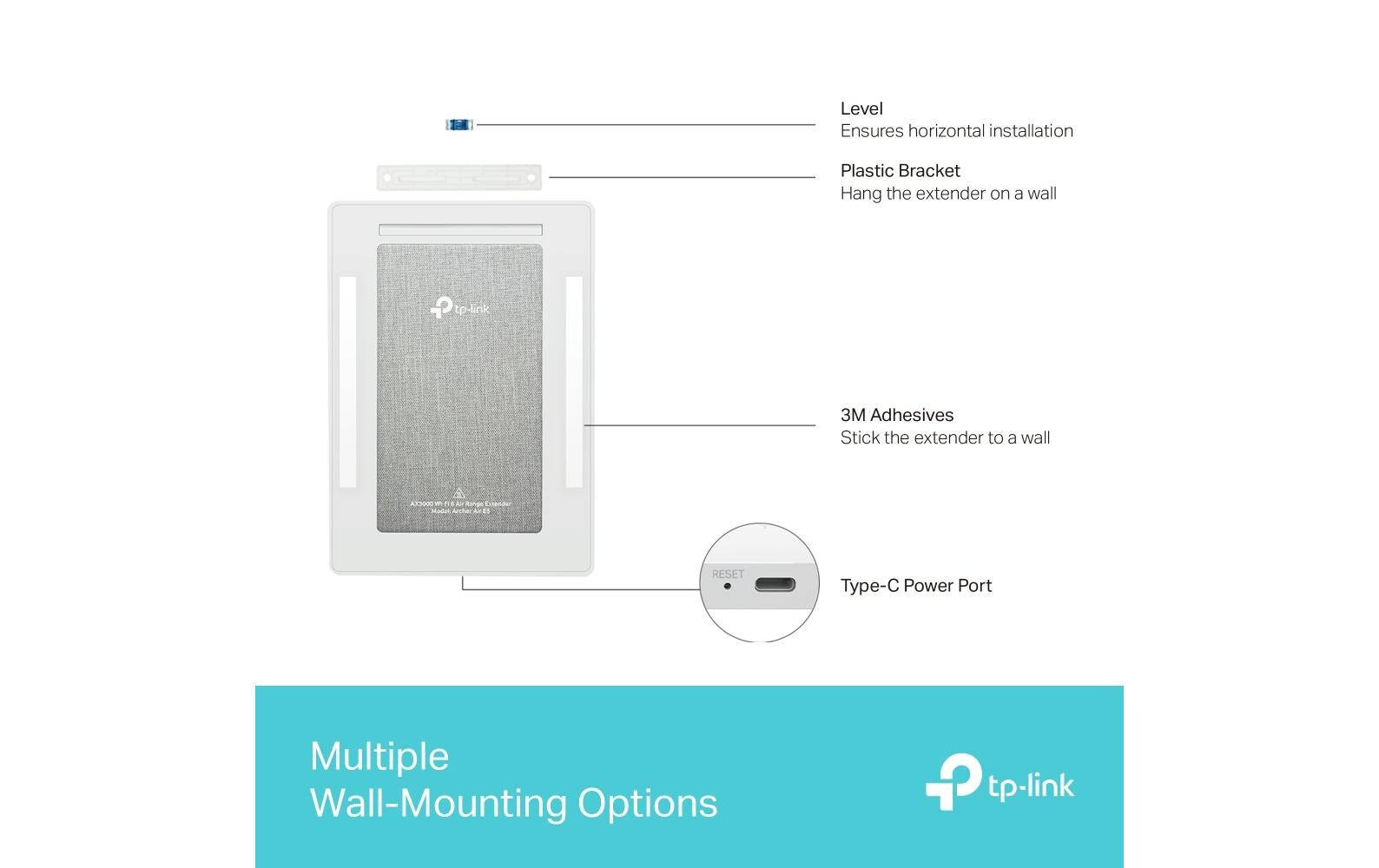 WLAN-Repeater Archer Air E5AX3000 Dual-Band Wi-Fi 6 Air Range Extender