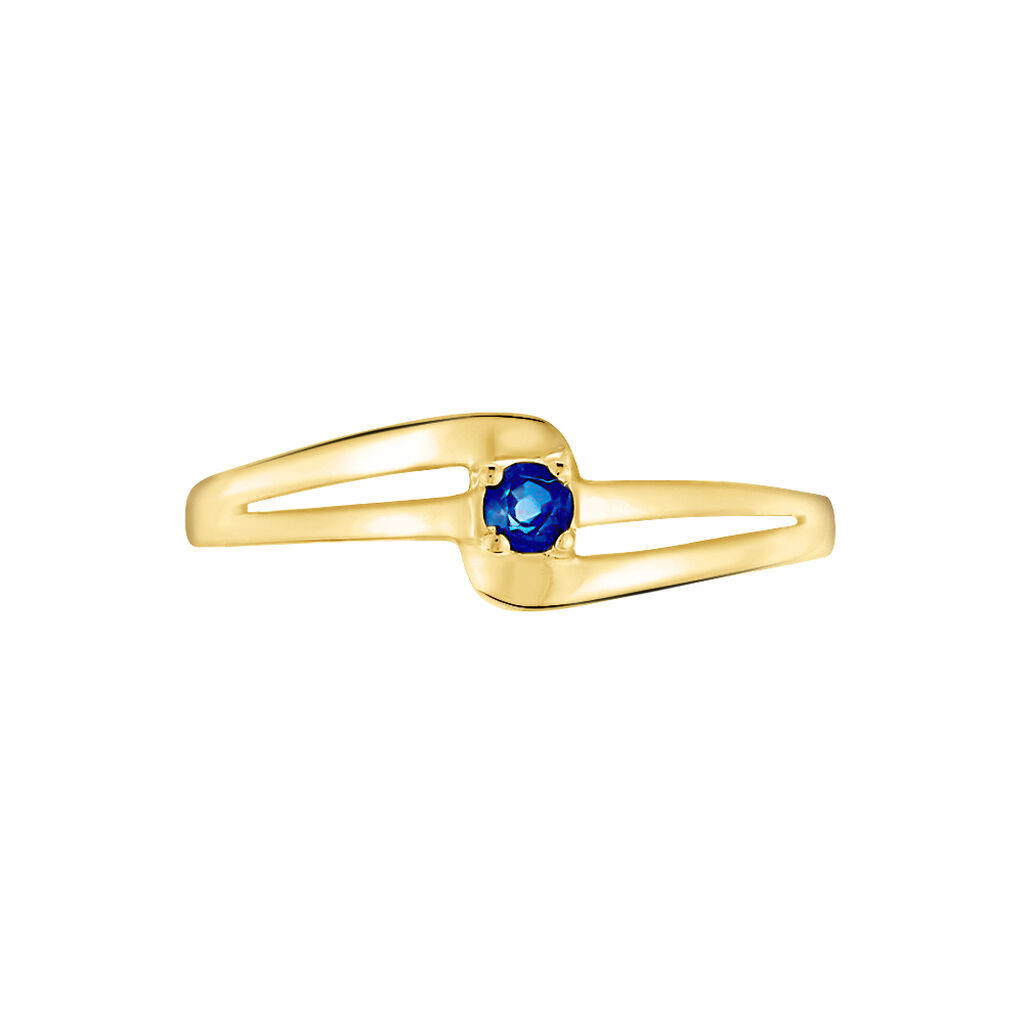 Bague Nesryne Or Jaune Saphir