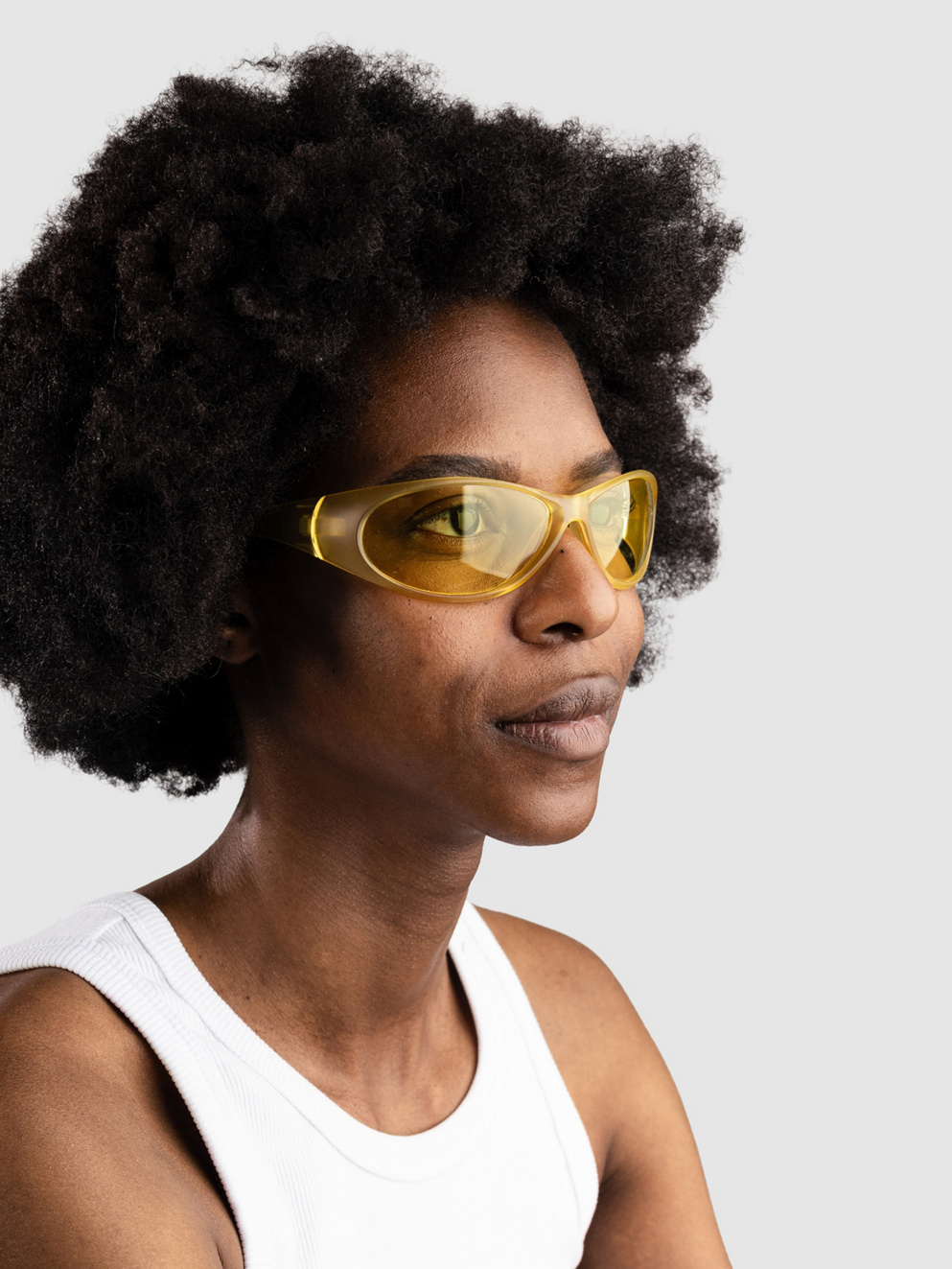 A.LAB Bassface Speeder Sunglasses yellow