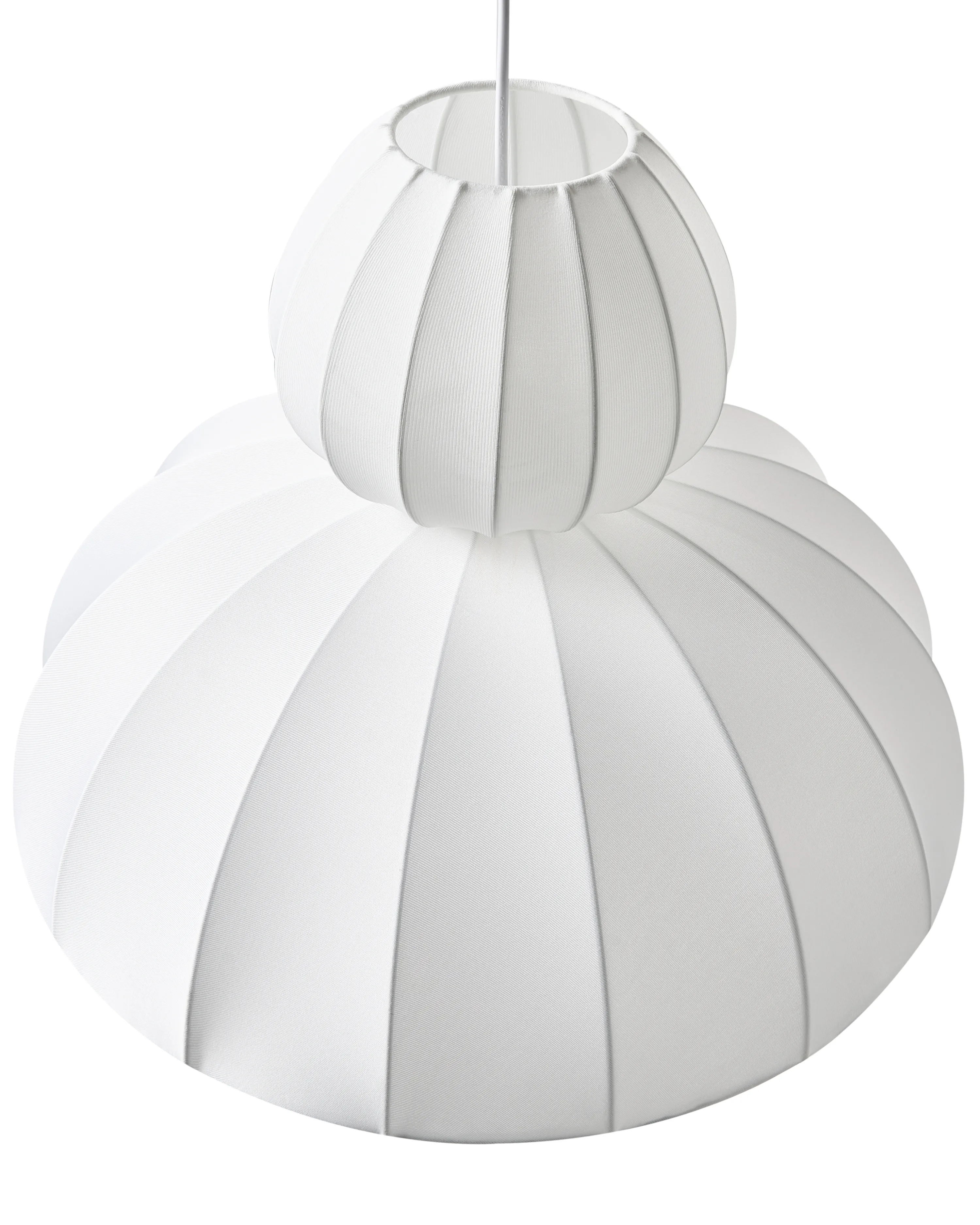 Hanglamp GOELETTE Kunstzijde Wit
