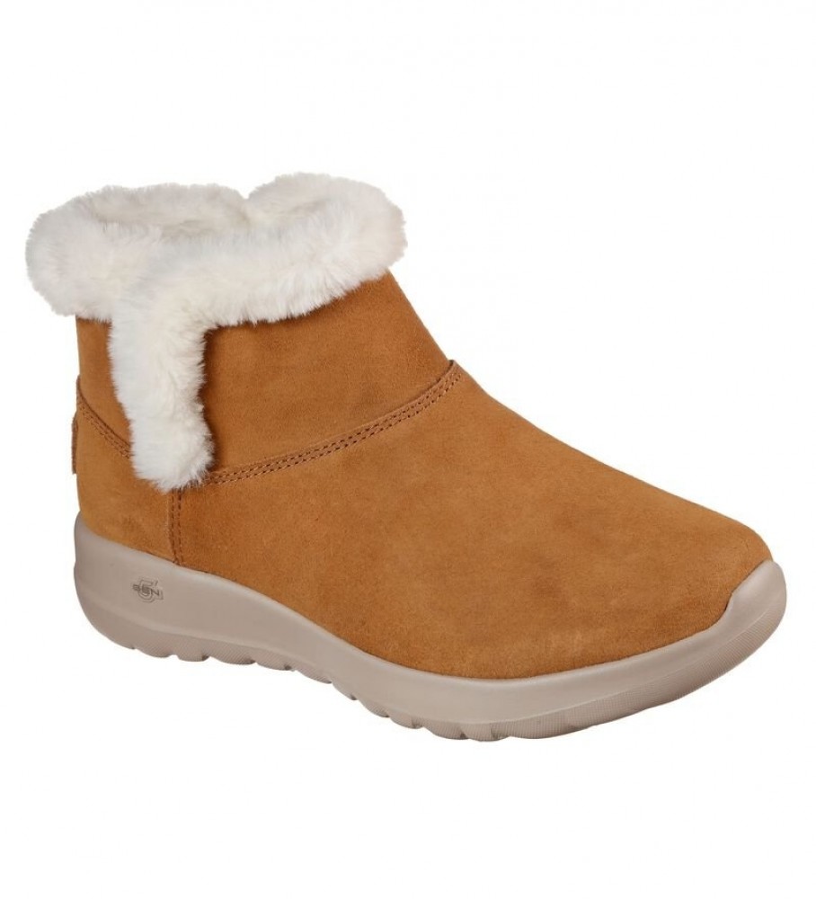 Botas Skechers On-the-Go Glacial Ultra em couro