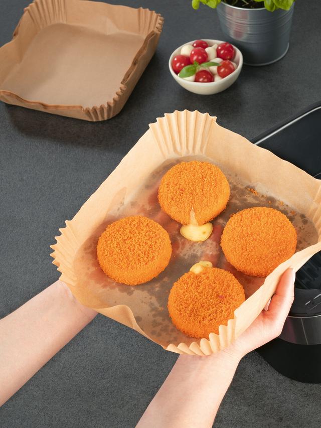 Backpapier-Schalen für Heißluft-Fritteusen