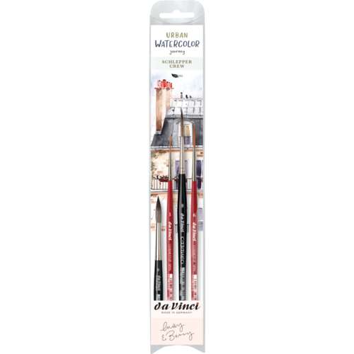 da Vinci URBAN WATERCOLOR JOURNEY SCHLEPPER CREW-Set, by May & Berry, Serie 5602
