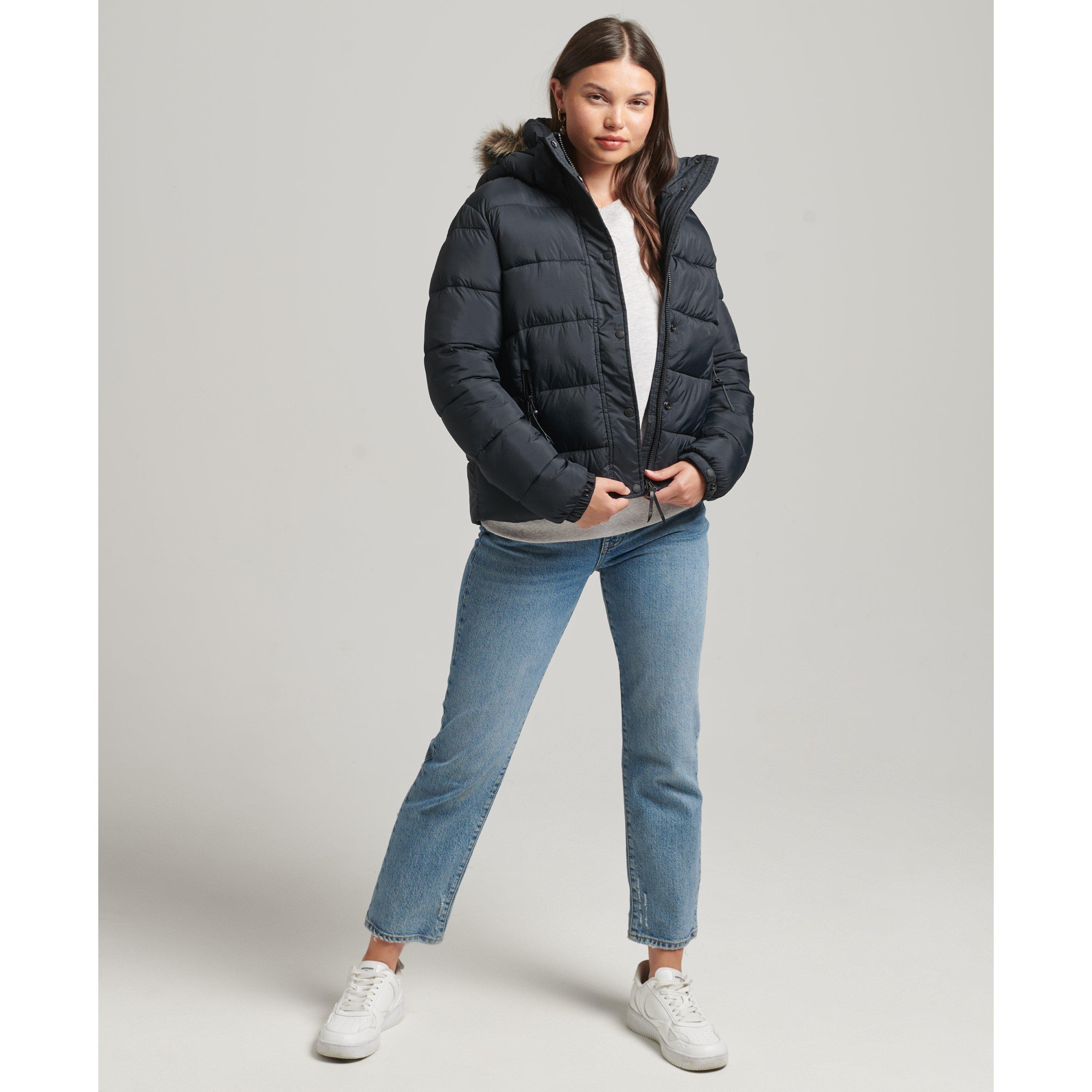 Superdry Hooded Mid Layer Short Jacket