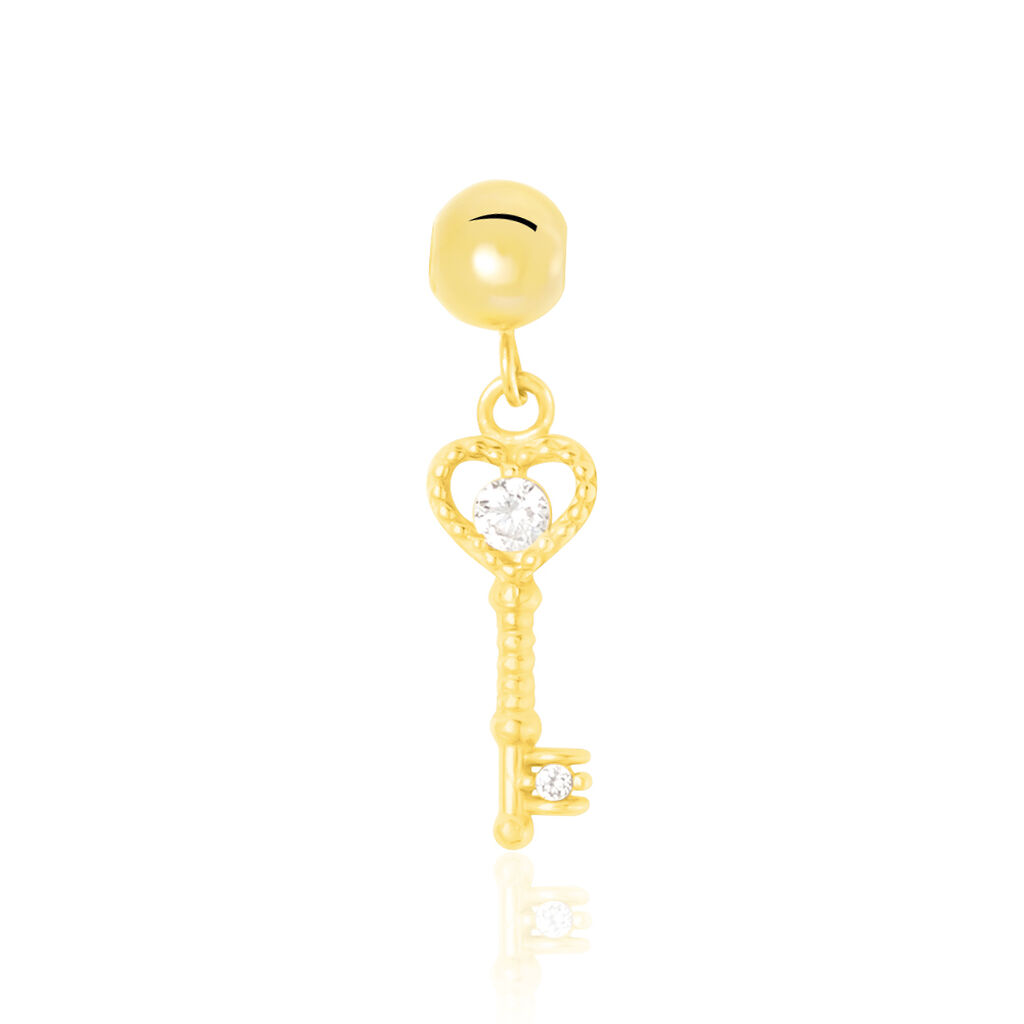 Charms Lezine Or Jaune Oxyde De Zirconium