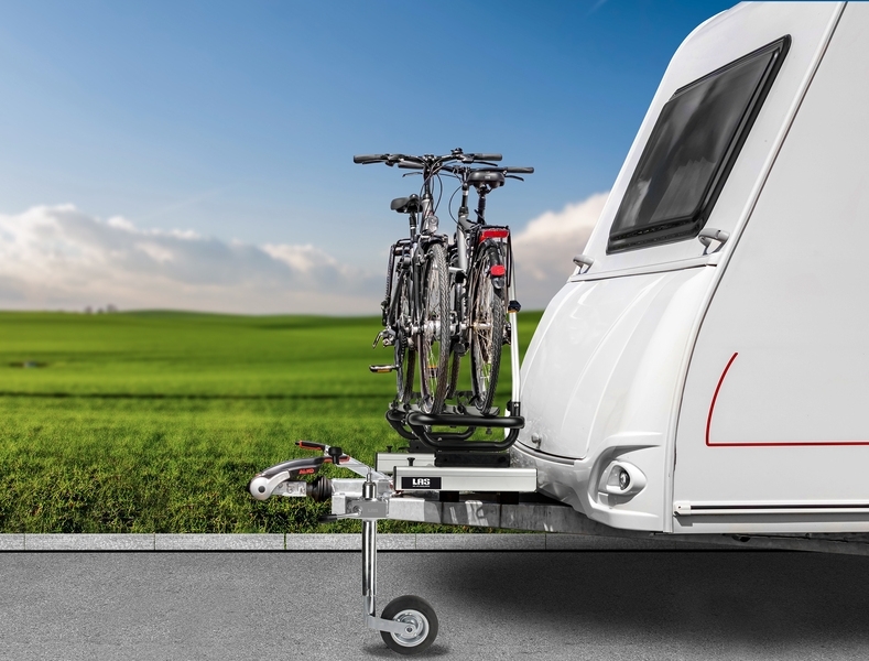 LAS Adapter für Fahrradträger BC260 Deichselträger, schwarz