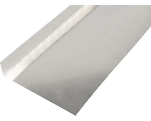 Gladde plaat L-vorm aluminium naturel 135x30 mm, 1 m