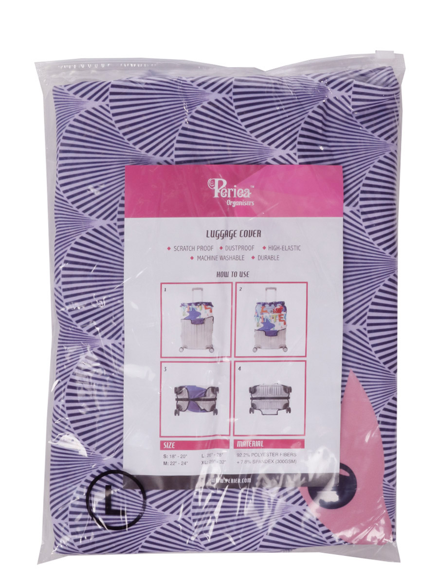 Housse de valise Periea Purple Shark L