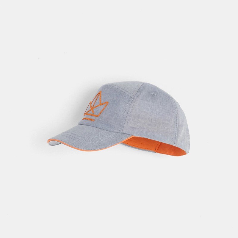 Casquette en toile rayée bleue bébé garçon Bleu