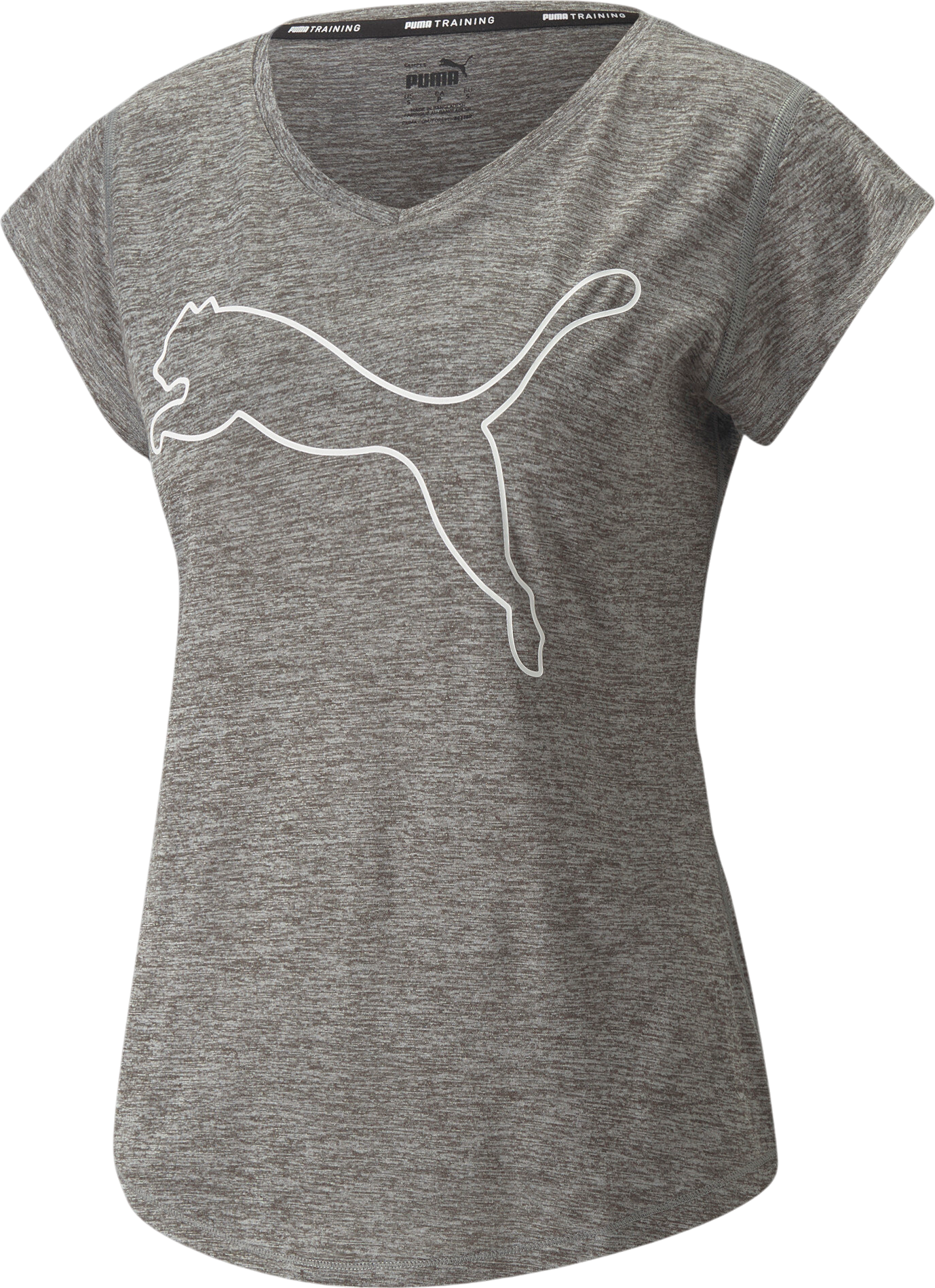 Puma Train Favorite Heather Cat T-Shirt Damen Grau F03