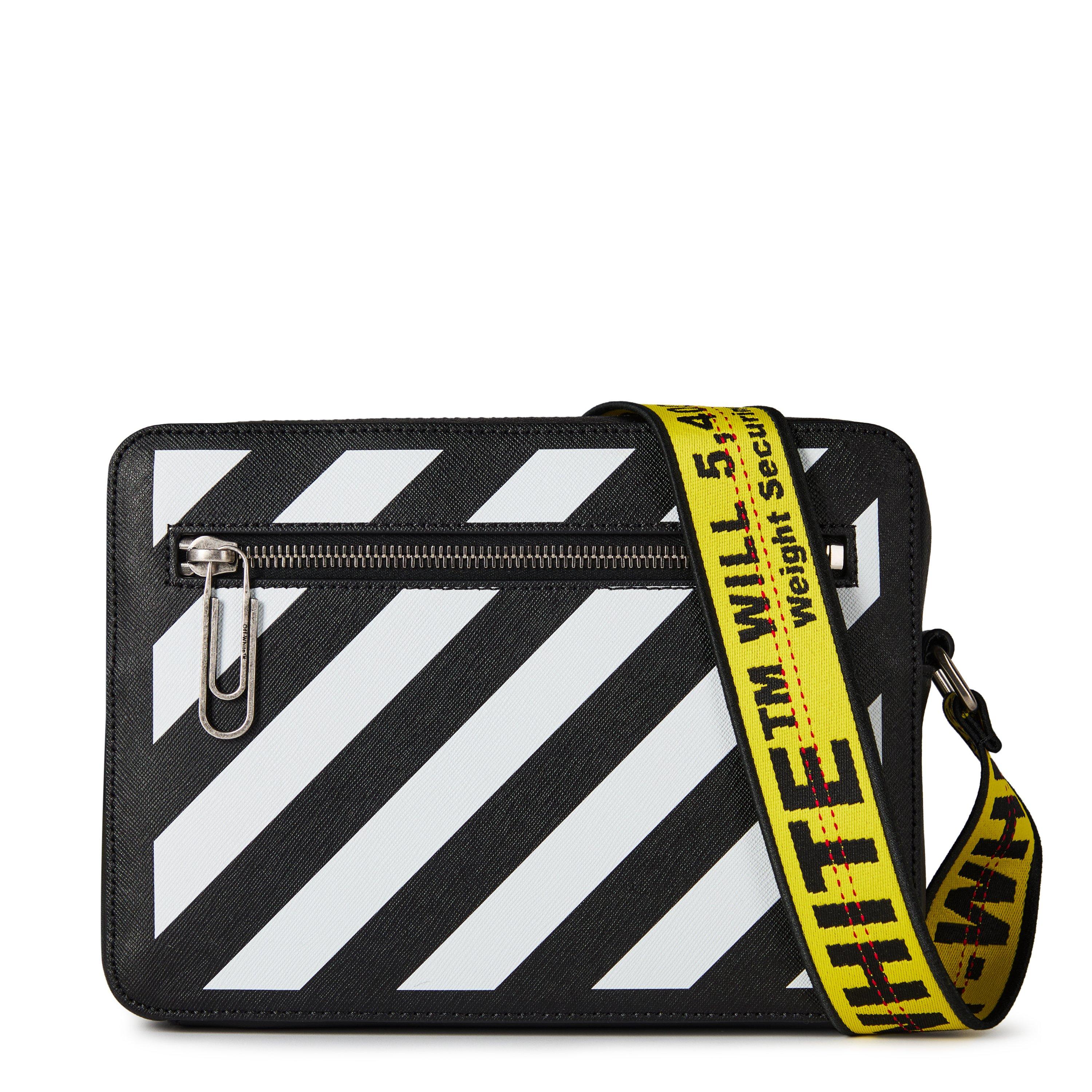 Off White Binder Diag Crossbody Bag