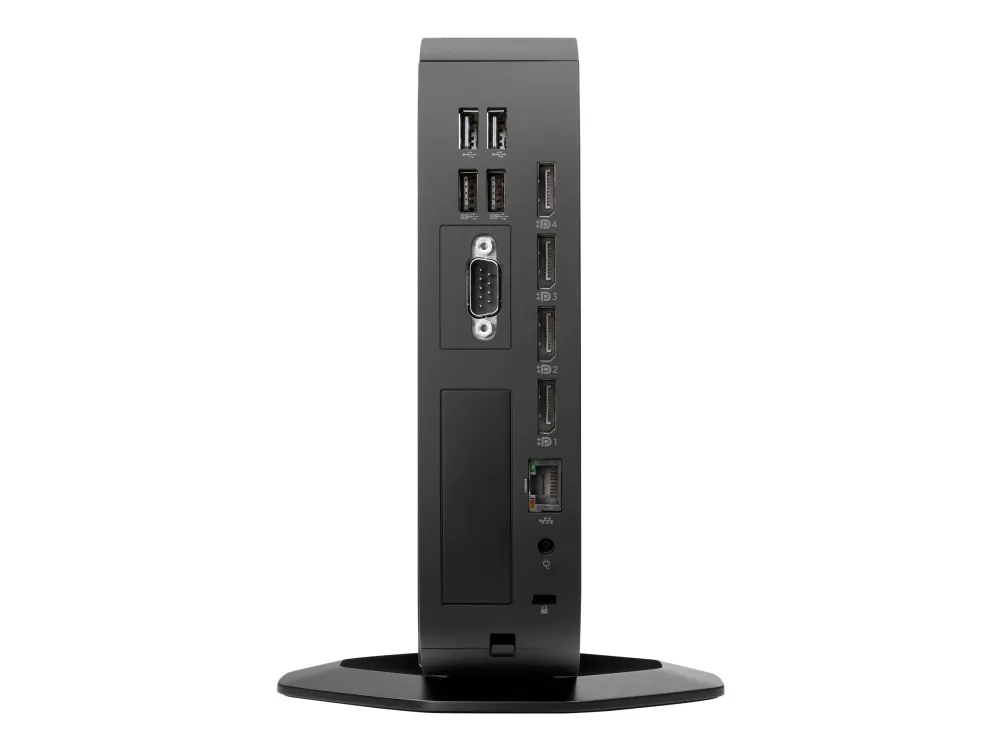 HP t740 - Tynd klient - SFF 1 x Ryzen Embedded V1756B / op til 3.6 GHz - RAM 8 GB - flash 128 GB - Radeon Vega 8 - Gigabit Ethernet - Windows 10 IoT Enterprise for Thin Clients 64-bit - skærm: ingen